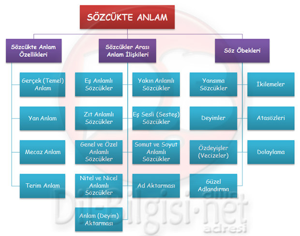 Sozcukte-Anlam-Kavram-Haritasi TÜRKÇE DERSLERİ-1.SÖZCÜKTE ANLAM